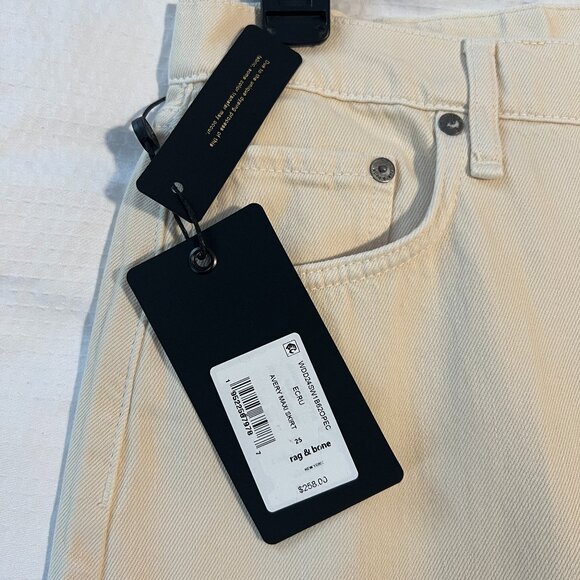 Rag & Bone Avery Denim Maxi Skirt - Ecru, Size 25 - Picture 5 of 7